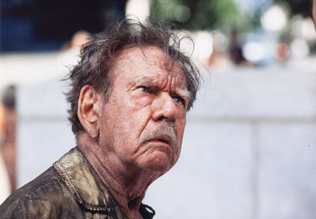 DON KEEFER as panhandler in LIAR, LIAR