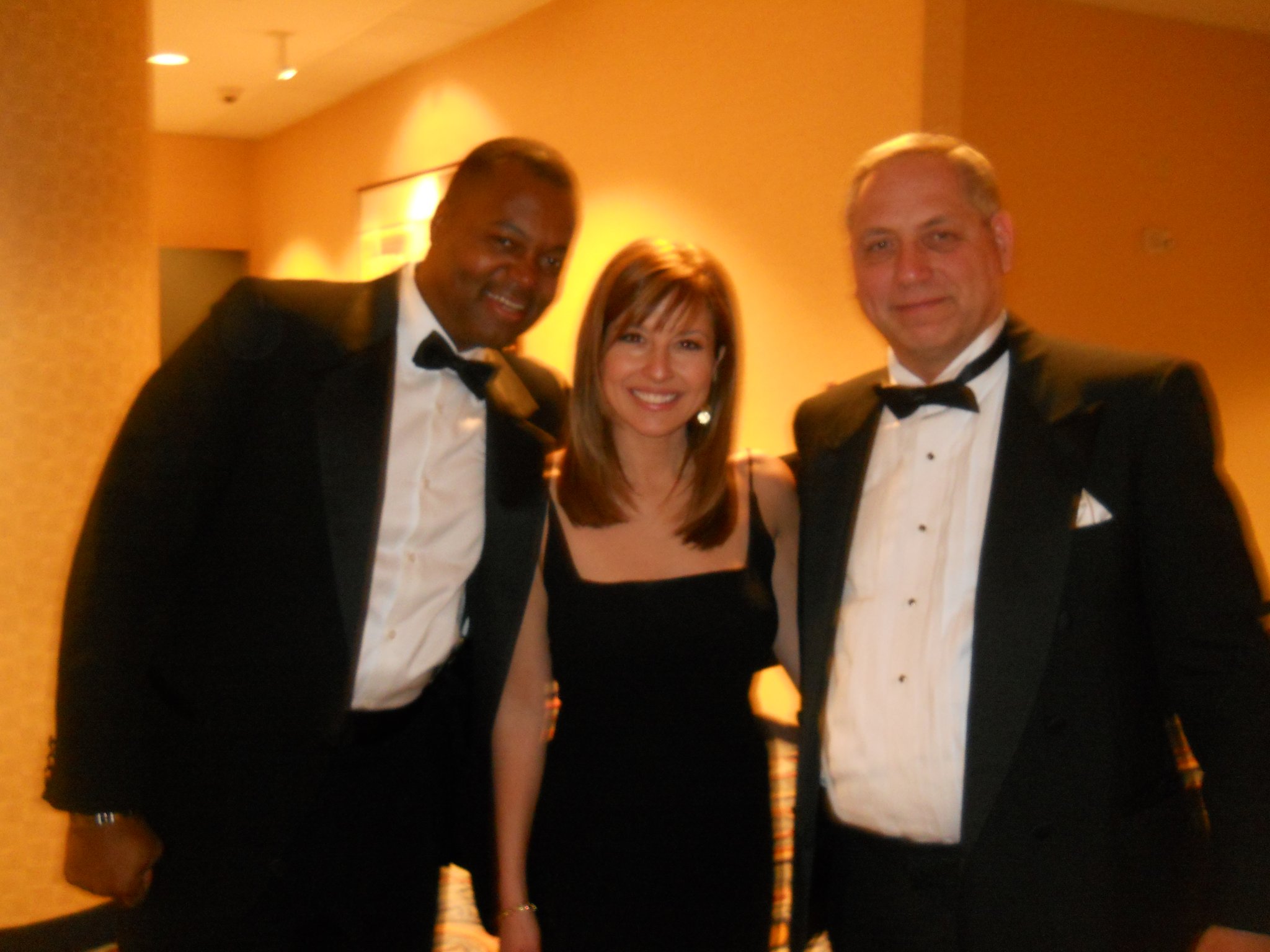 Wayne Keeley with Mary Calvi and Jay Black at Emmy Awards