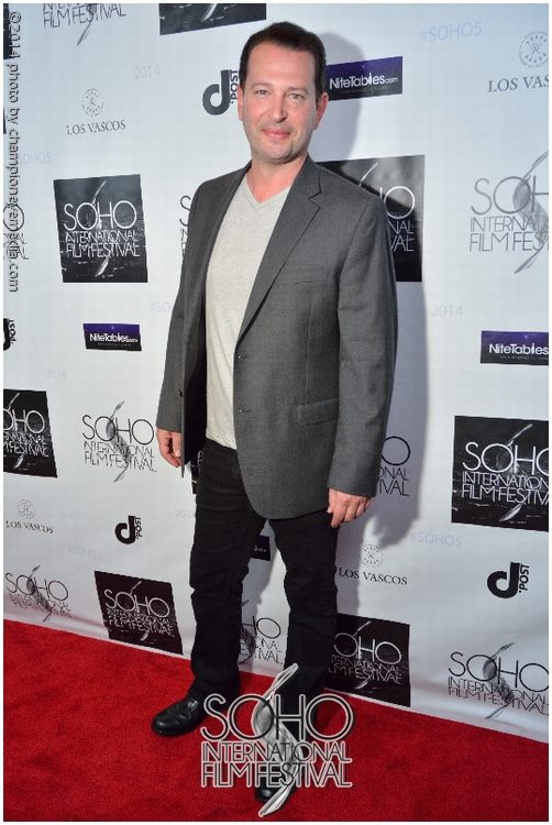 Christian Keiber: Actor/Screenwriter/Executive Producer on the Red Carpet at the Soho International Film Festival