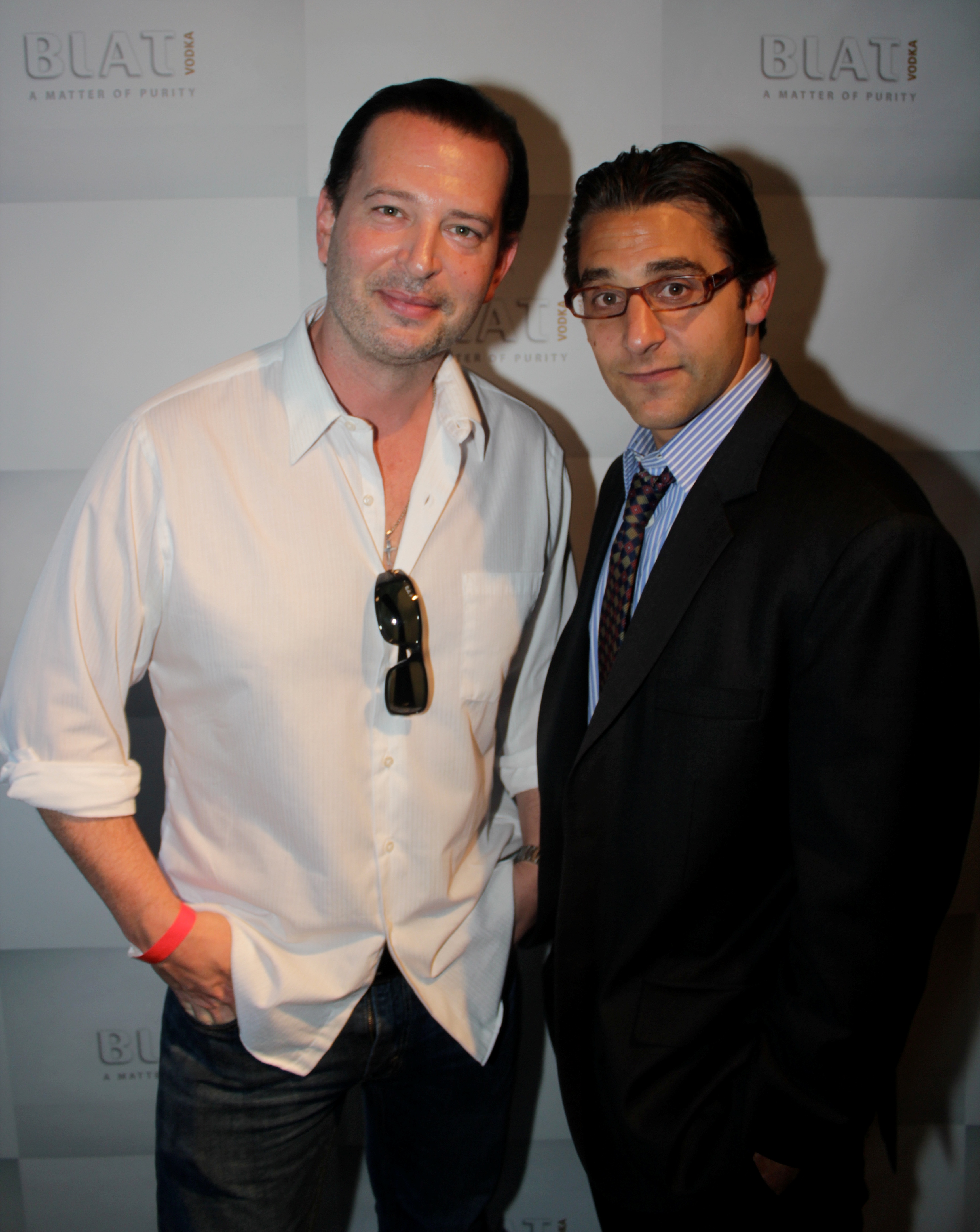 Actor/Screenwriter Christian Keiber with Celebrity Super Lawyer Peter R. Stambleck at the 