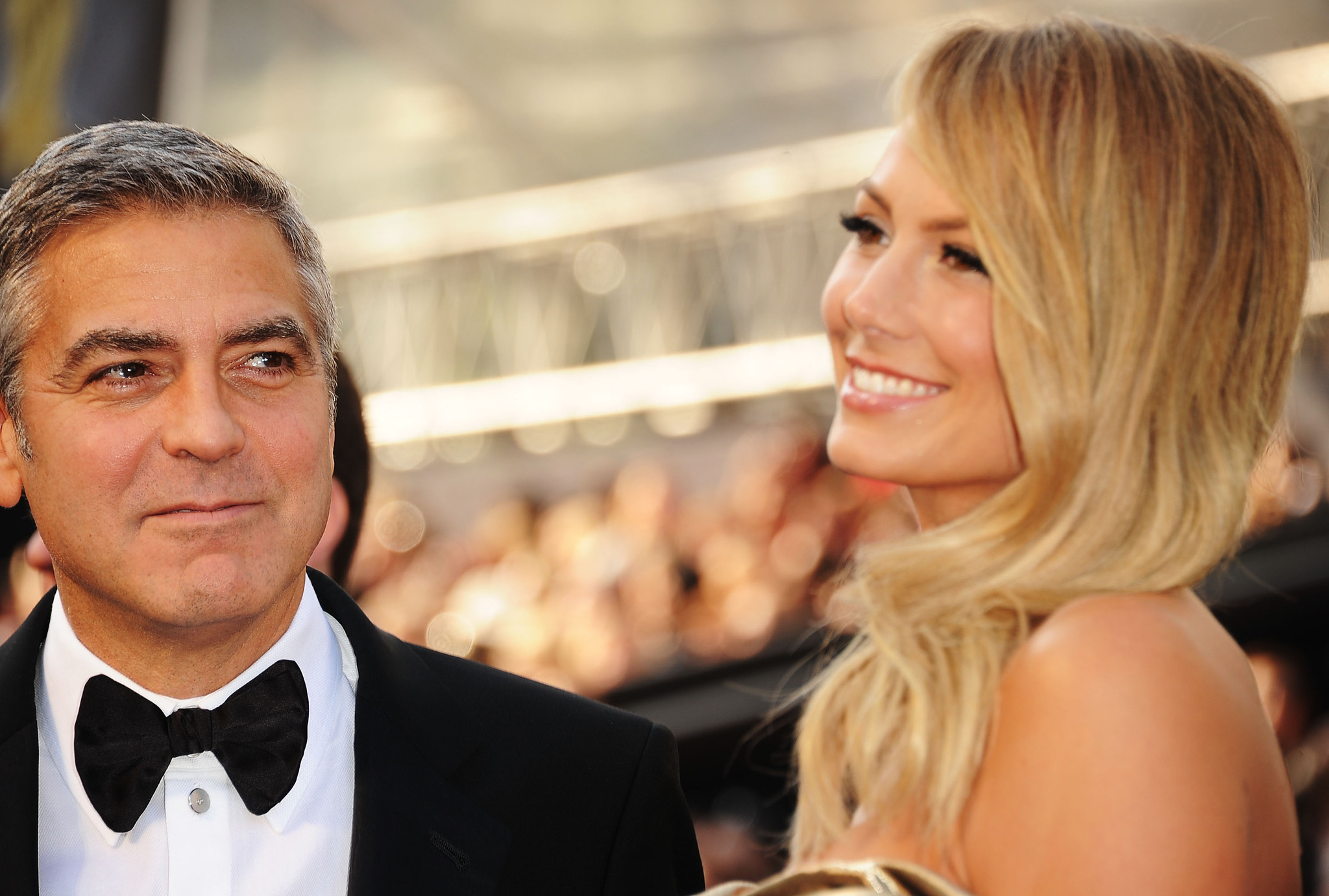 George Clooney and Stacy Keibler