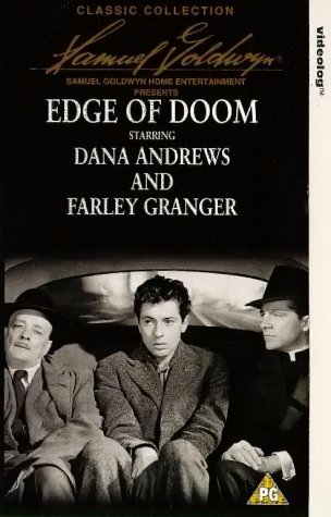 Dana Andrews, Farley Granger and Robert Keith in Edge of Doom (1950)