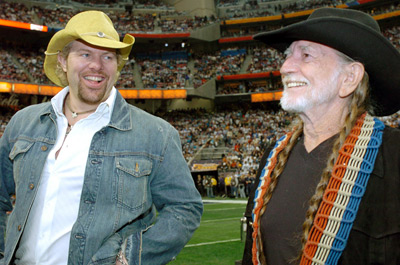 Willie Nelson and Toby Keith