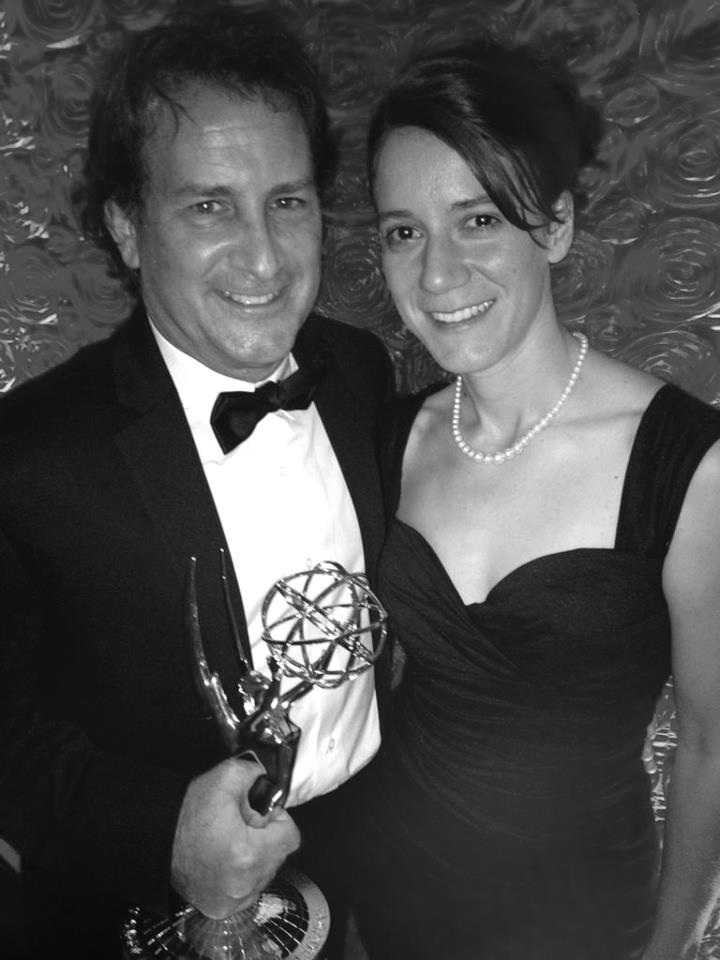 Emmy for Frozen Planet w/ Marianne Okal