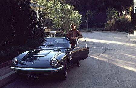 BRIAN KELLY AT HOME WITH HIS 1966 MASERATI MISTRAL