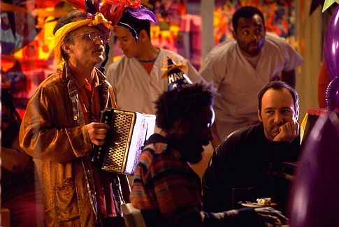 Still of Kevin Spacey, David Patrick Kelly and Saul Williams in K-PAX (2001)