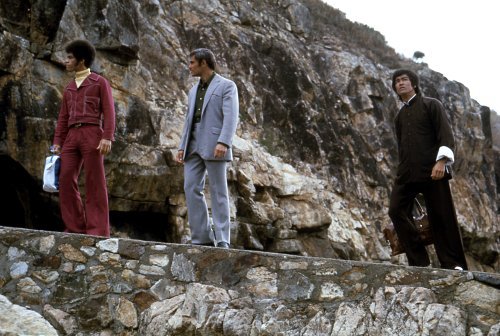 Jim Kelly, John Saxon, Bruce Lee, ENTER THE DRAGON, Warner Brothers, 1973, I.V. jimkelly