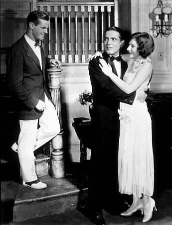 Humphrey Bogart, Paul Kelly, and Mary Phillips (Bogart's first wife) in 