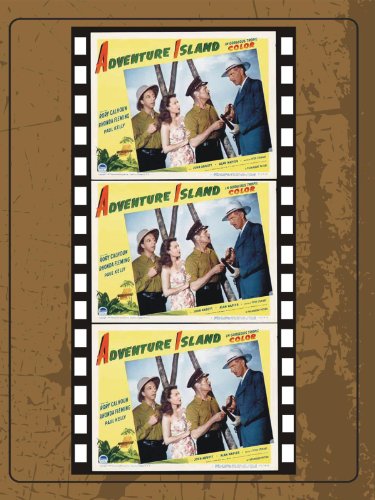 Rhonda Fleming and Paul Kelly in Adventure Island (1947)