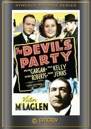 William Gargan, Paul Kelly, Victor McLaglen and Beatrice Roberts in The Devil's Party (1938)