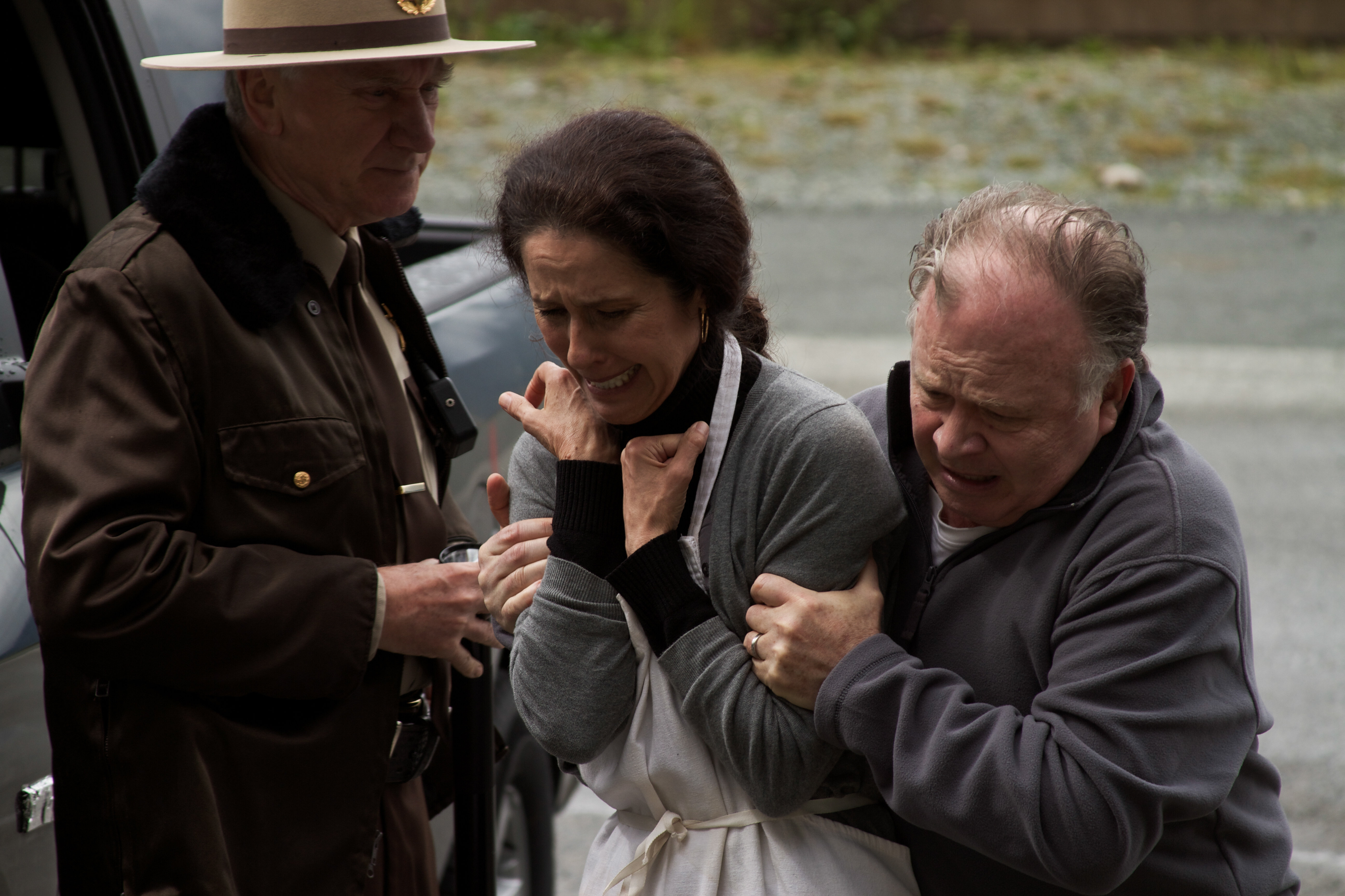 Glynis Davies, Terence Kelly and Stephen E. Miller in A Ghost Within (2013)