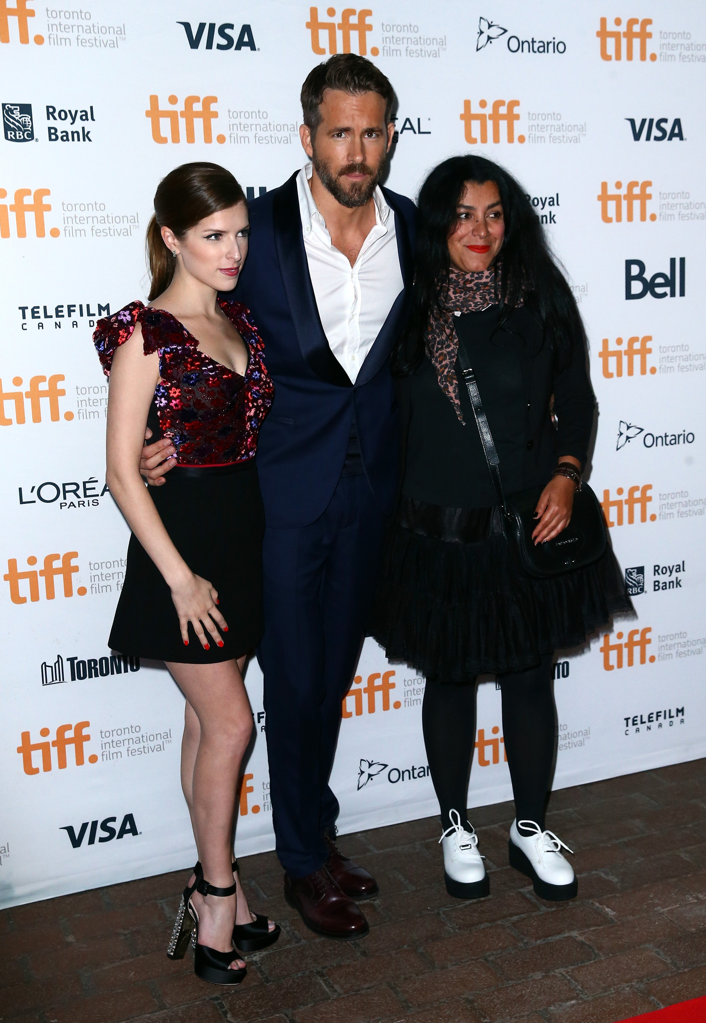 Ryan Reynolds, Anna Kendrick and Marjane Satrapi at event of Balsai (2014)