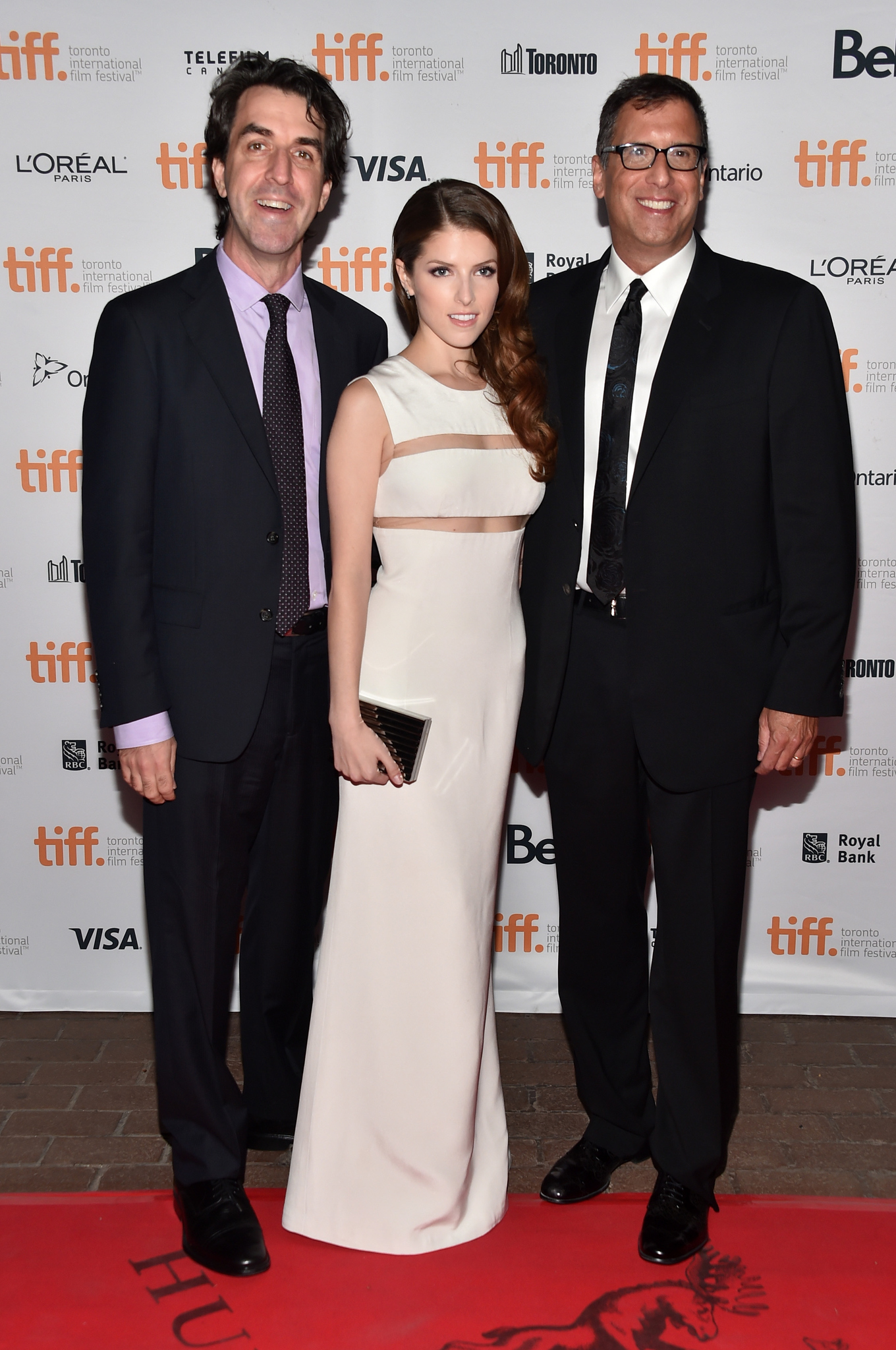 Anna Kendrick, Richard LaGravenese and Jason Robert Brown at event of The Last Five Years (2014)