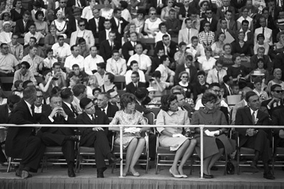 Eunice Kennedy Shriver and Patricia Kennedy Lawford at the Democratic National Convention