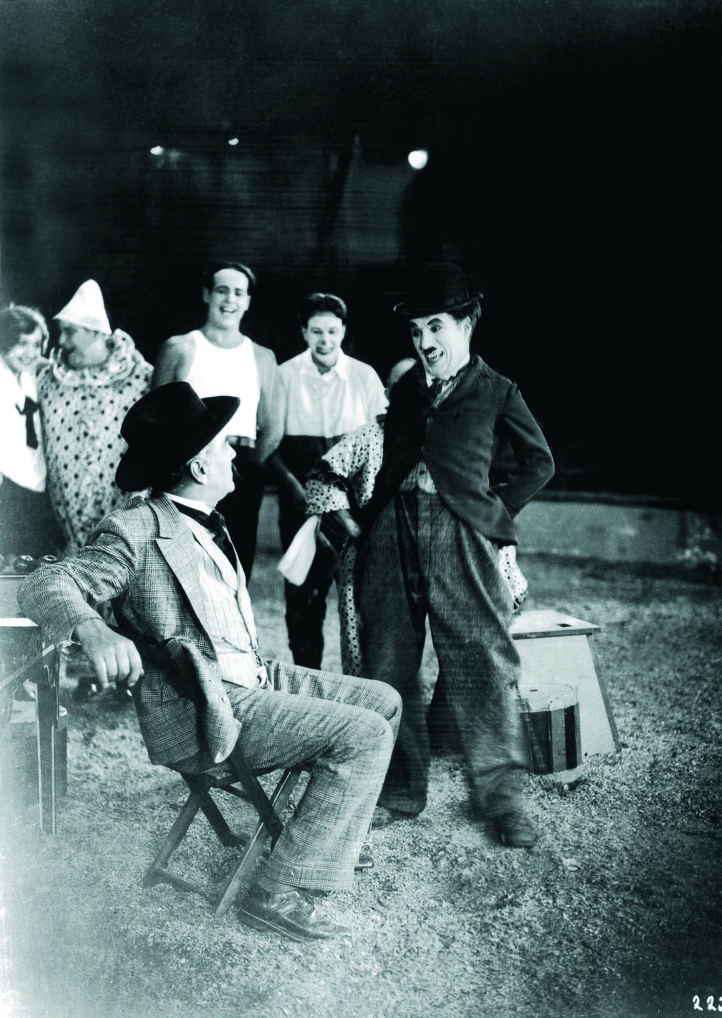 Still of Charles Chaplin, Al Ernest Garcia and Merna Kennedy in The Circus (1928)