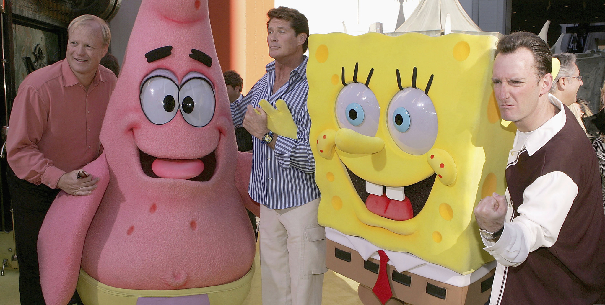 David Hasselhoff, Bill Fagerbakke and Tom Kenny