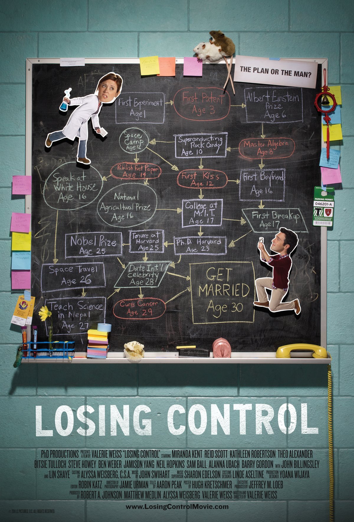 LOSING CONTROL, a quirky romantic comedy about a female scientist who wants proof that her boyfriend is 