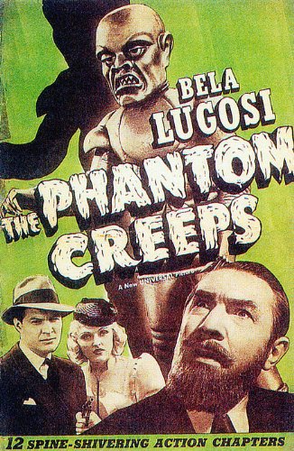 Bela Lugosi, Dorothy Arnold and Robert Kent in The Phantom Creeps (1939)