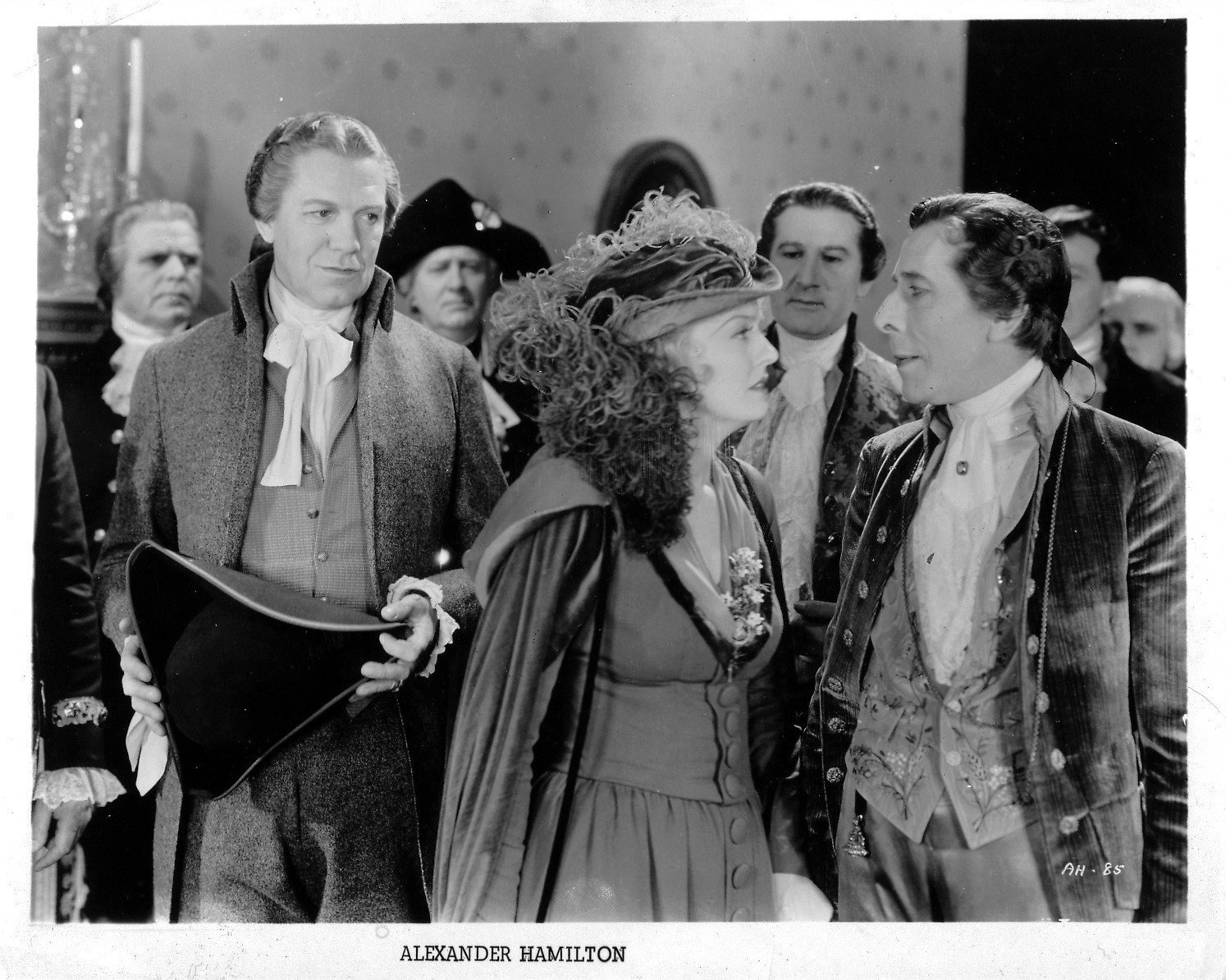 George Arliss, Doris Kenyon and Alan Mowbray in Alexander Hamilton (1931)