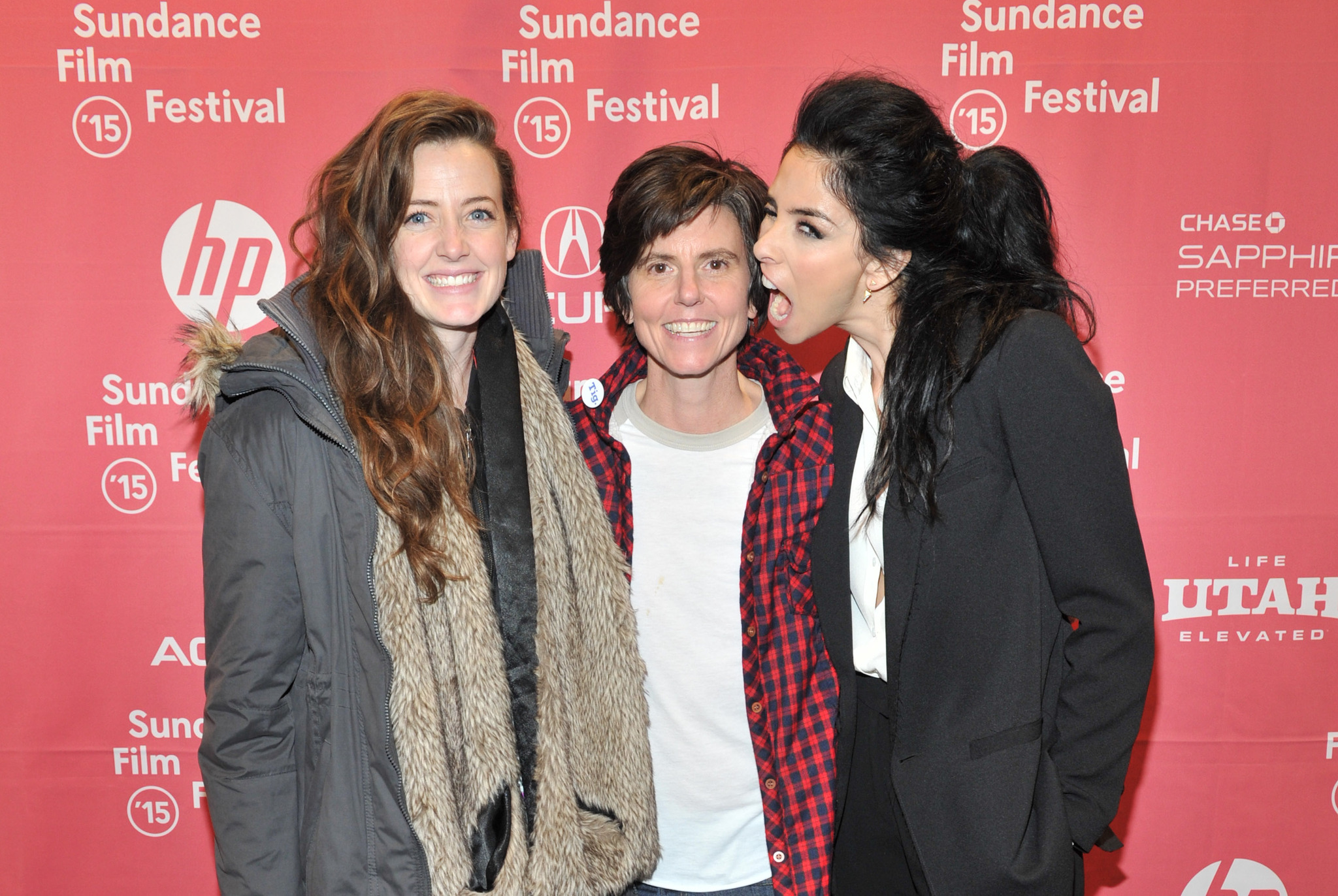 Tig Notaro and Sarah Silverman at event of I Smile Back (2015)