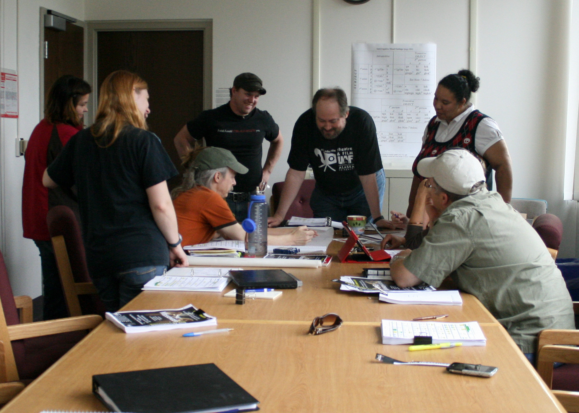 Behind the Scenes: an early production meeting for 