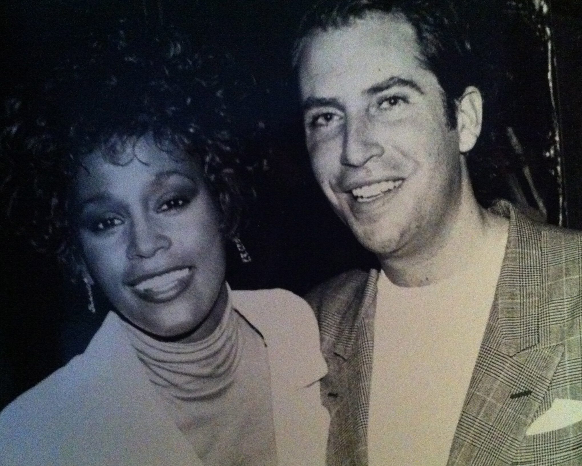 Whitney Houston & Henri Kessler at Clive Davis event in NYC 1992