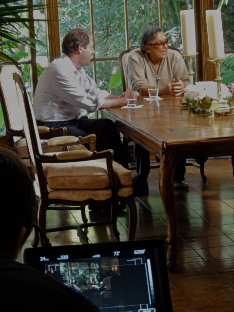 NY Times Video Shoot at Robert Evans Home, Beverly Hills 2011
