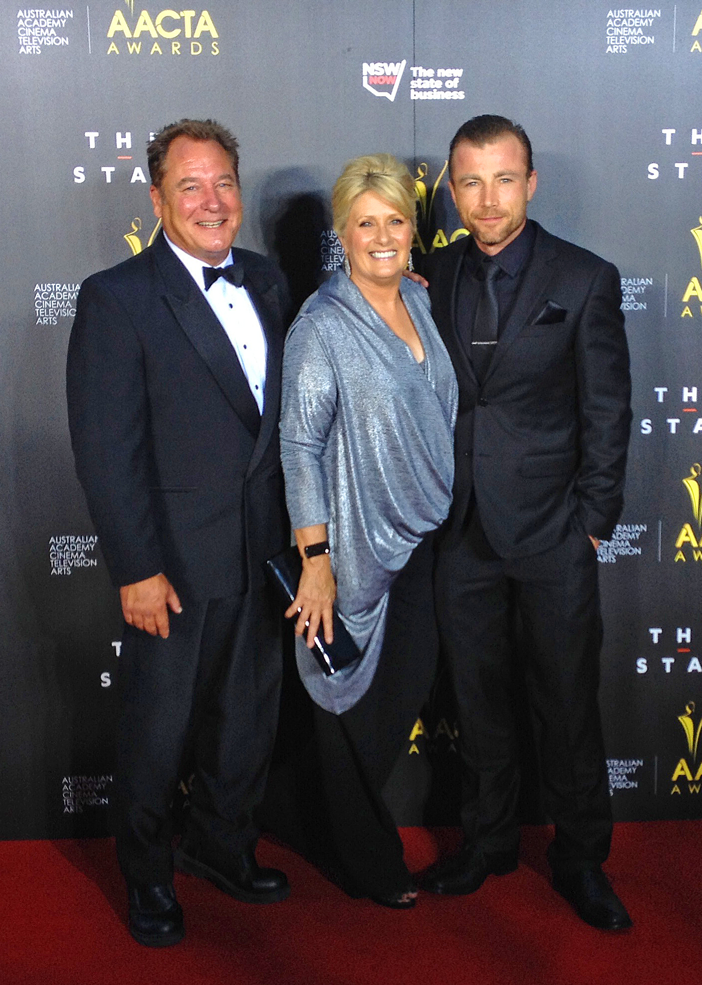 2014 AACTA Awards - Jeremy Kewley, Debra Byrne, Richard Cawthorne - (FAT TONY & CO)