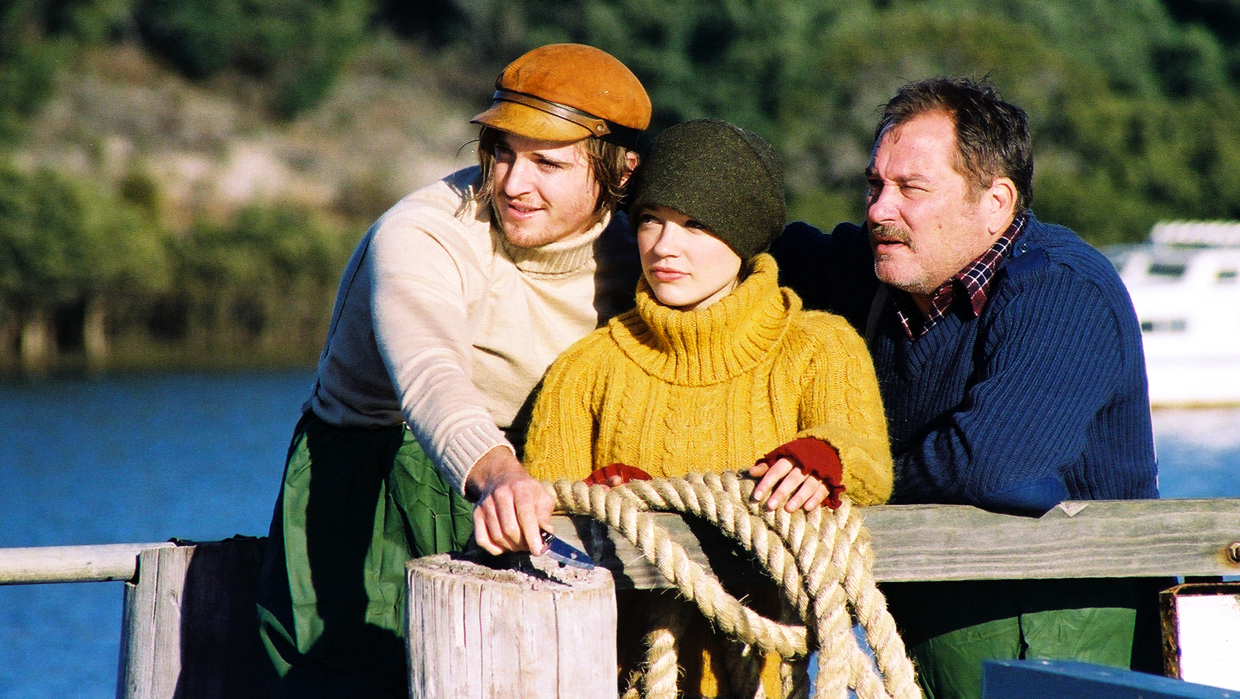 Thomas Larkin, Mahalia Brown and Jeremy Kewley in BIRD COUNTRY.