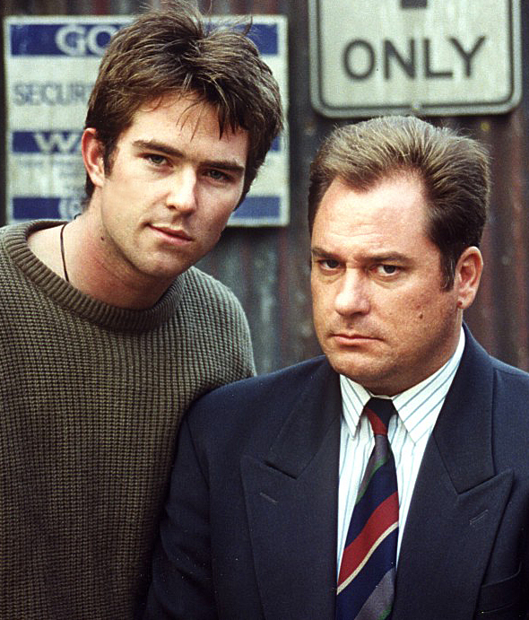 Sullivan Stapleton as Wayne Lassiter & Jeremy Kewley as Maurice Reitman in AMY.