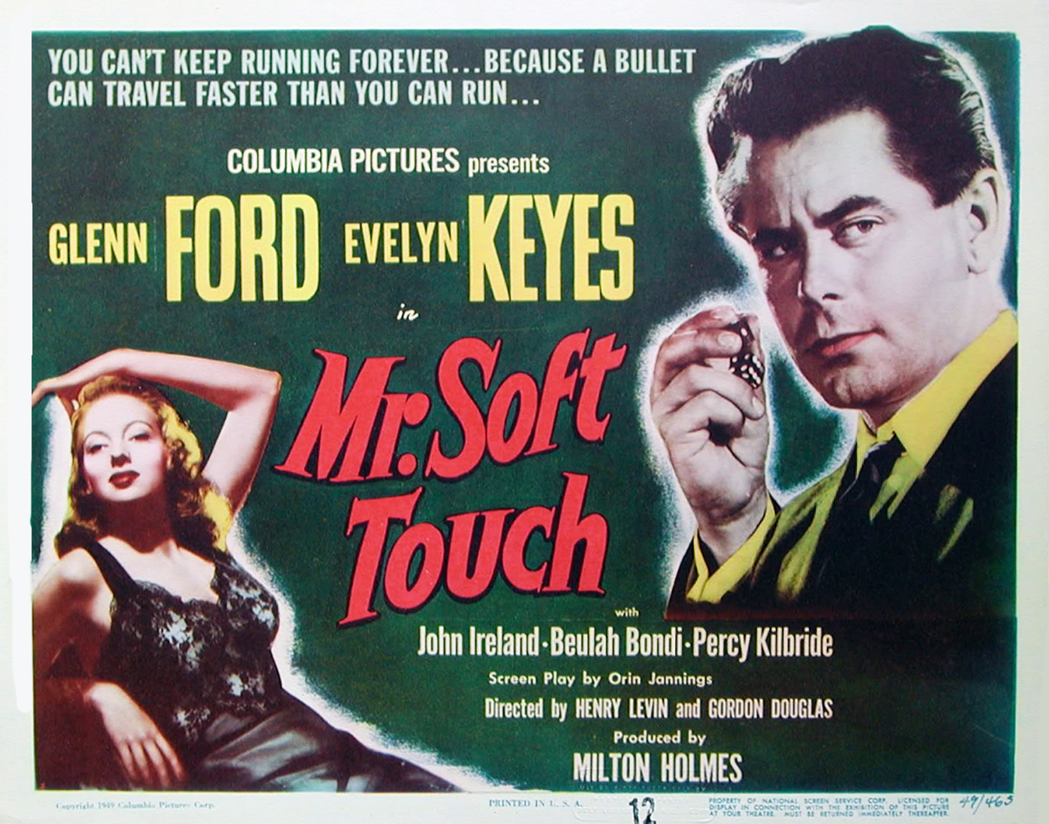 Still of Glenn Ford and Evelyn Keyes in Mr. Soft Touch (1949)