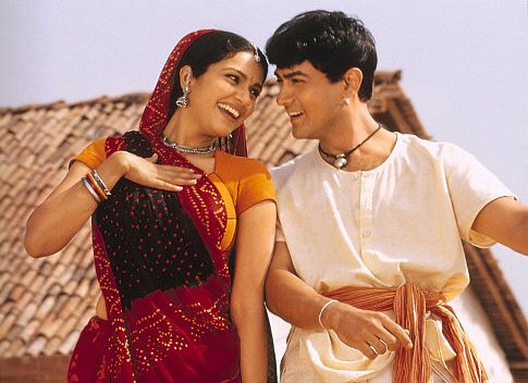 Still of Aamir Khan and Gracy Singh in Lagaan: Once Upon a Time in India (2001)
