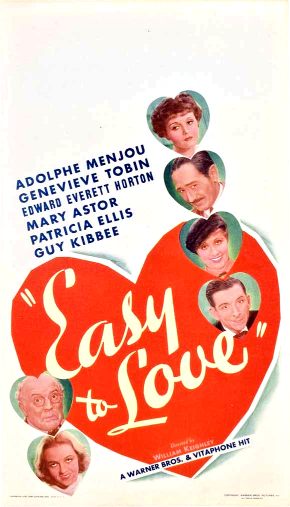 Mary Astor, Edward Everett Horton, Patricia Ellis, Guy Kibbee, Adolphe Menjou and Genevieve Tobin in Easy to Love (1934)