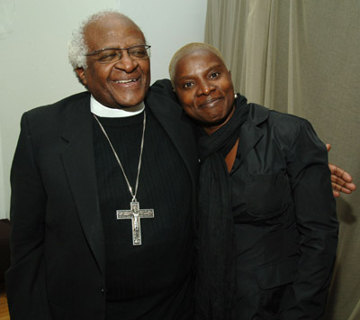 Angélique Kidjo and Desmond Tutu
