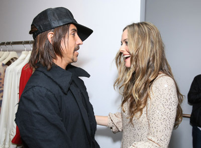 Alicia Silverstone and Anthony Kiedis