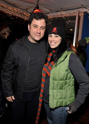 Jimmy Kimmel and Sarah Silverman
