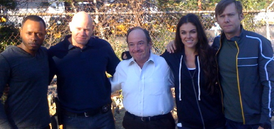 With the cast of Breakout Kings on season 2, episode 