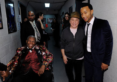 B.B. King, Paul Simon and John Legend