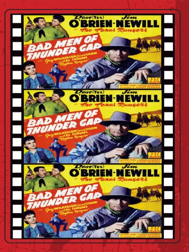Charles King, James Newill, Dave O'Brien and Janet Shaw in Bad Men of Thunder Gap (1943)