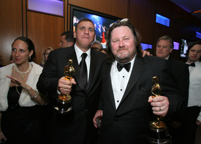 Graham King and William Monahan at event of The 79th Annual Academy Awards (2007)