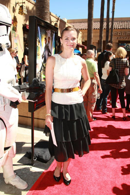 Jaime King at event of Star Wars: The Clone Wars (2008)