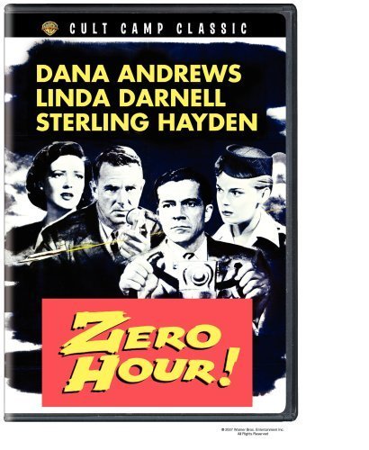 Dana Andrews, Linda Darnell, Sterling Hayden and Peggy King in Zero Hour! (1957)