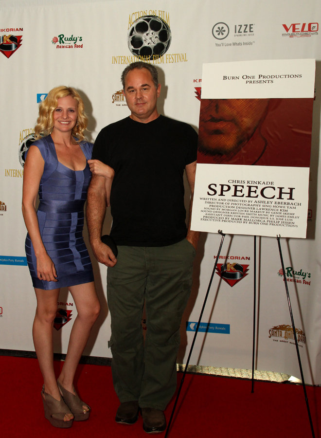 Chris Kinkade and Ashley Eberbach in Speech (2012)