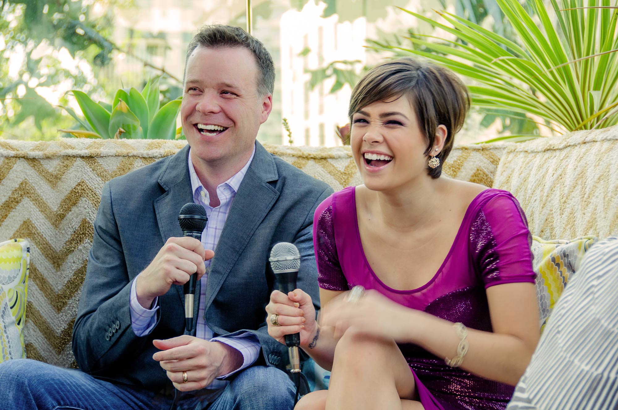 Robert Kirbyson and Nicole Gale Anderson at the premiere of Red Line at the 2012 San Diego Film Festival.