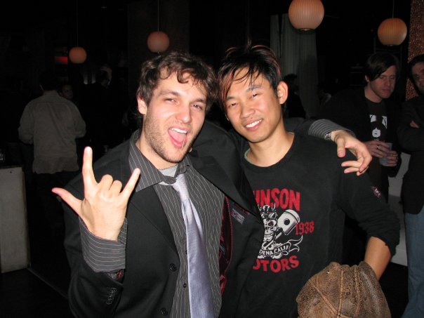 Me and James Wan (http://www.imdb.com/name/nm1490123/)