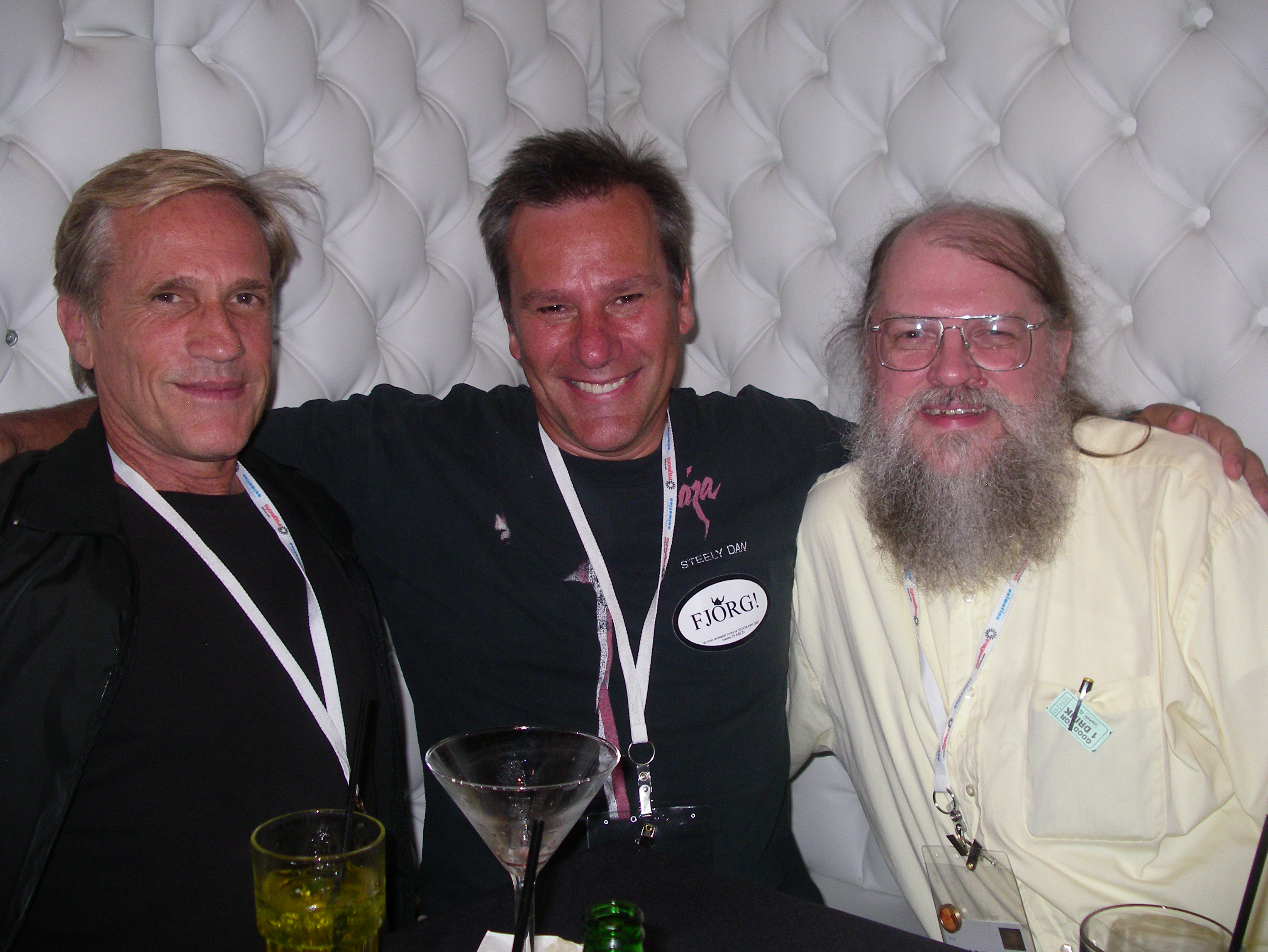 With Randal Kleiser and Jim Blinn at SIGGRAPH '08