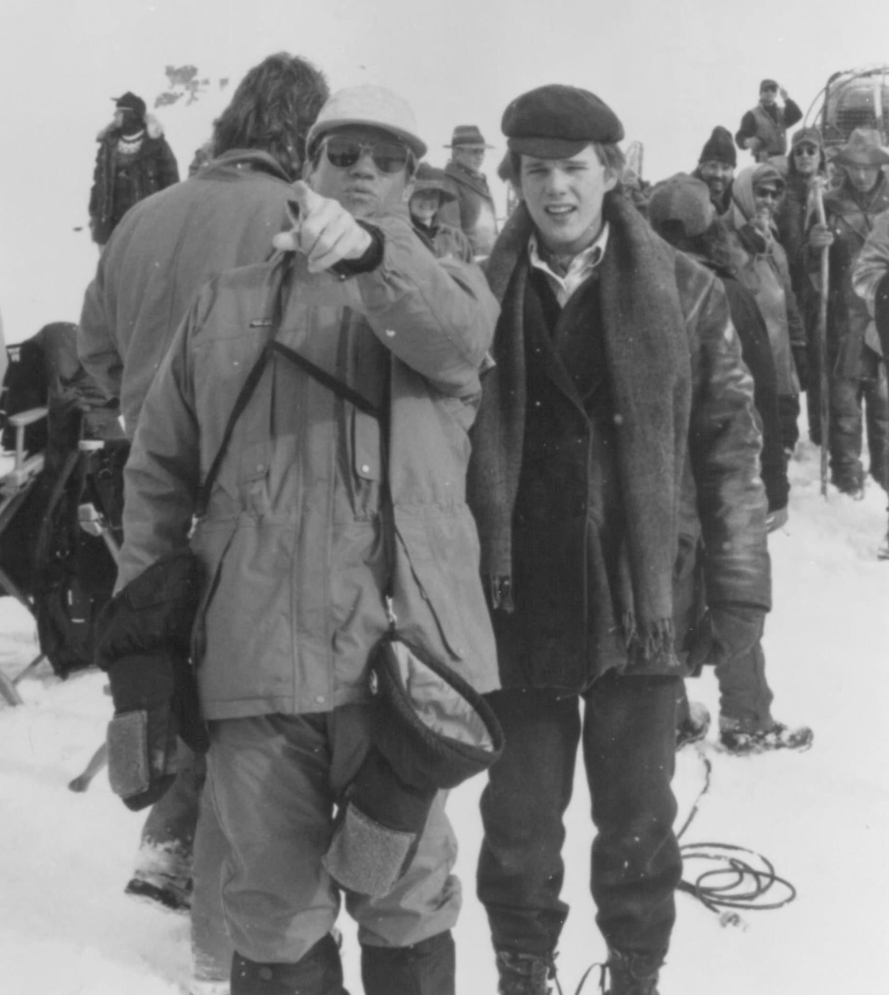 Still of Ethan Hawke and Randal Kleiser in White Fang (1991)