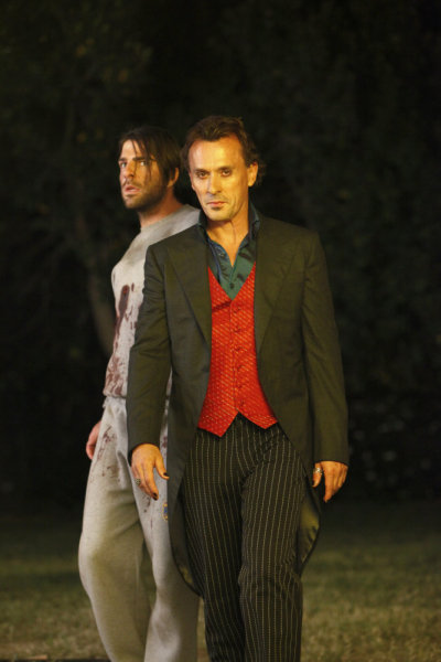 Still of Robert Knepper and Zachary Quinto in Herojai (2006)