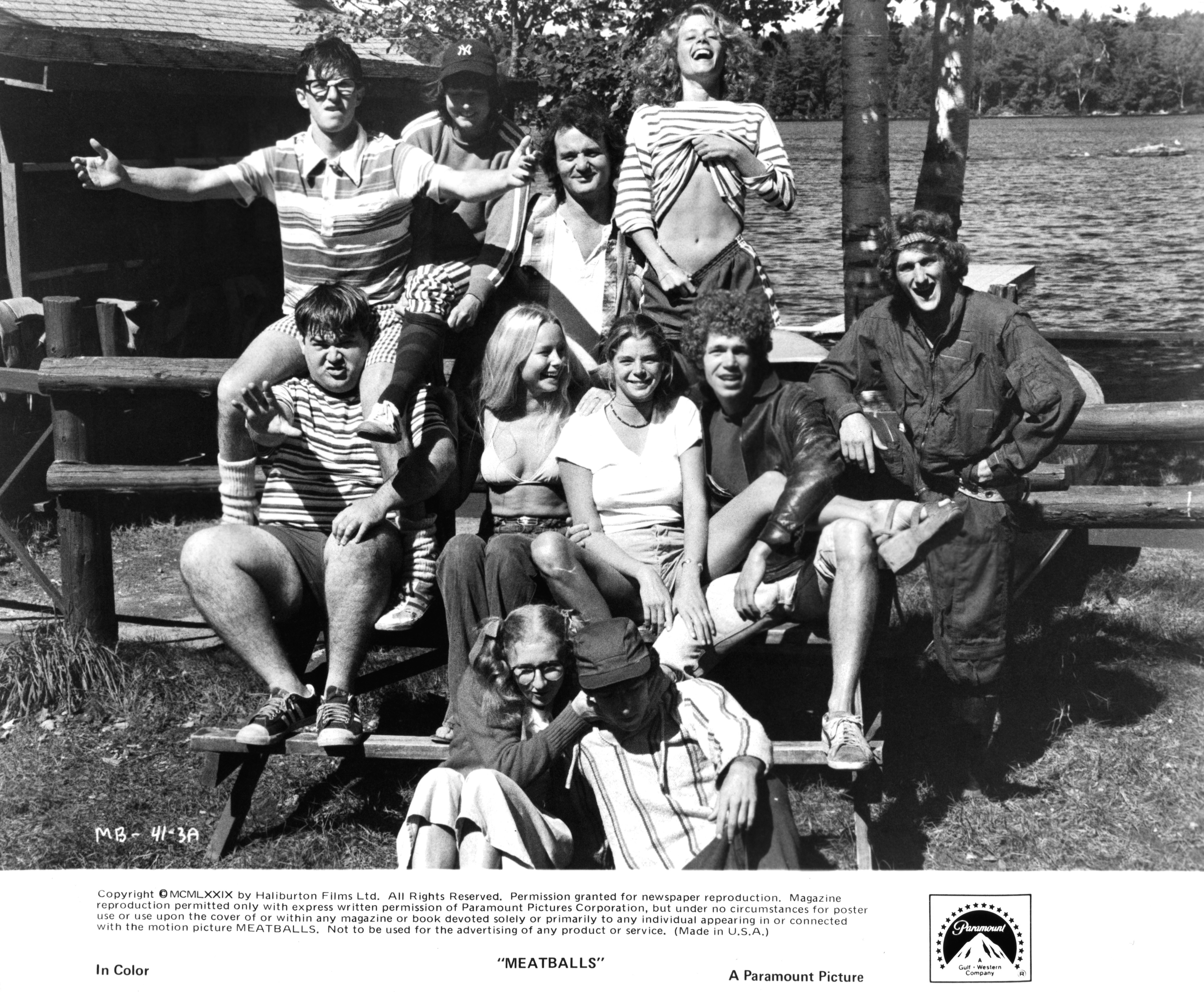 Still of Bill Murray, Matt Craven, Jack Blum, Norma Dell'Agnese, Russ Banham, Kristine DeBell, Cindy Girling, Todd Hoffman, Keith Knight, Margot Pinvidic and Sarah Torgov in Meatballs (1979)