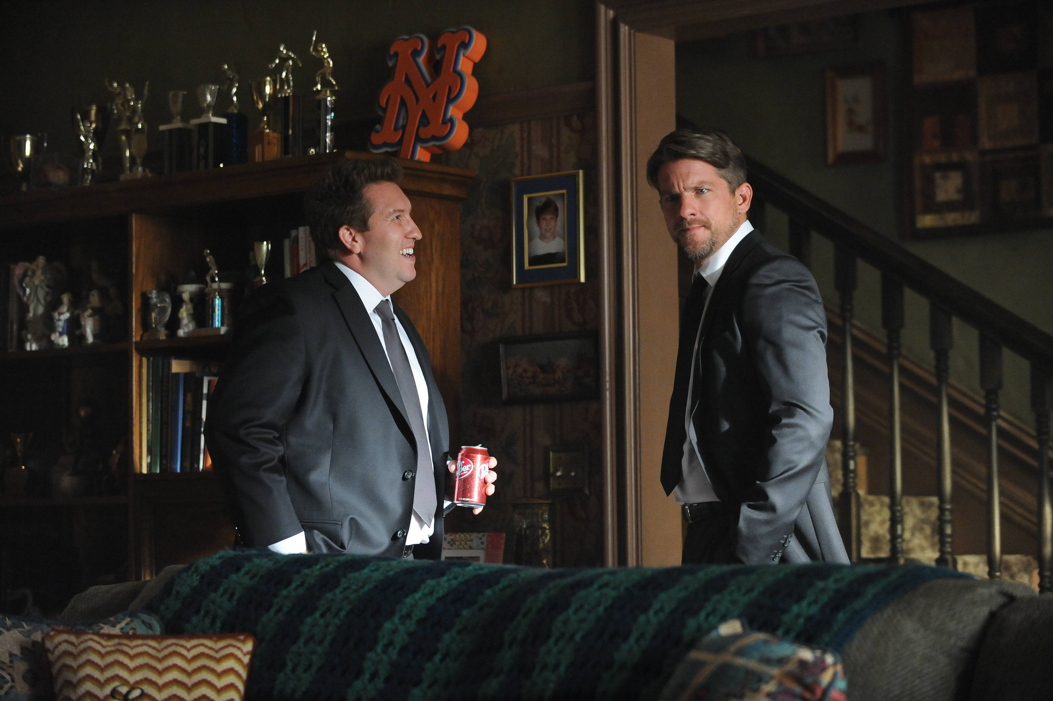 Still of Zachary Knighton and Nate Torrence in Weird Loners (2015)